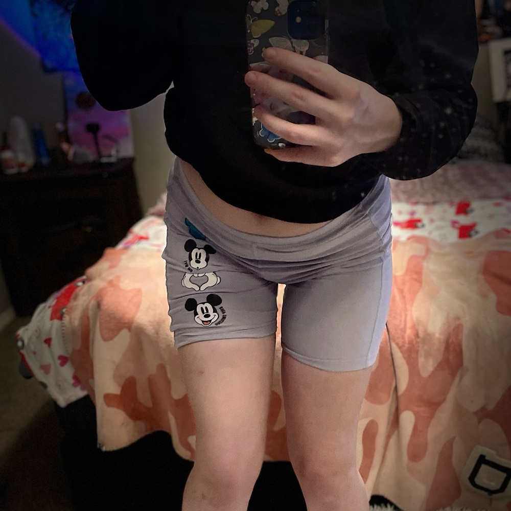 Light Purple Mickey Mouse Women's Shorts